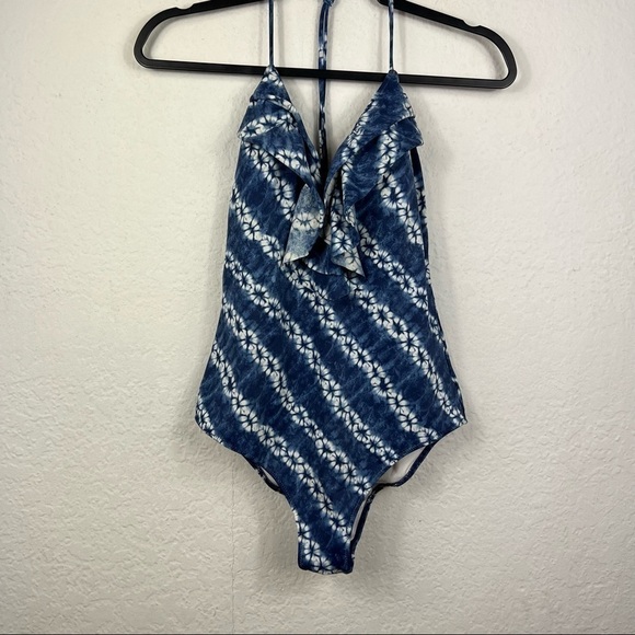 Victoria's Secret Swim Halter Top One Piece Tie Dye Swimsuit - Picture 2 of 10